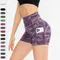 Women's Tight Yoga Shorts High Waist Hip Raise with Pockets for Yoga Running Fitness Yu12427
