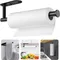Kitchen Toilet Paper Holder Stainless Steel Wall Mount Kitchen Roll Towel Rack Napkin Dispenser