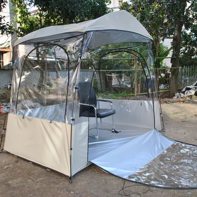 Transparent Tent for Sports, Screen House Room, Greenhouse, Camping, Canopy Gazebo, Large Oversize, Warm Tent, 4-6 Person