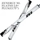 1/10PCS/SET NEW - Golf Grip ZENERGY Flatso XL Plus 2.0 Putter Grip - White / Black length 13.75"
