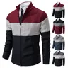 Cardigan sweater men's autumn and winter new stand-up sweater trend sweater coat