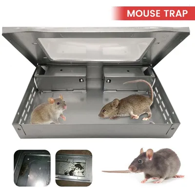 Mouse Catcher Self Catching Mice Killer Reusable Rat mice mouse Trap Cage for Continuous Catching Pest Control for Home Living