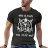 Details About Satan God Is Busy Can I Help You Oversize Tshirt Personalized Men Clothing 100% Cotton