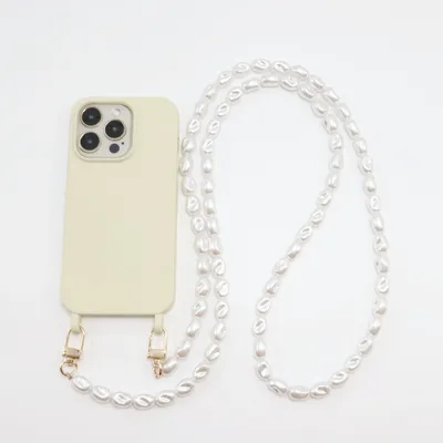 Phone Crossbody Strap Universal Cell Phone Accessories Fashion Bead Neck Lanyard For iphone 15 14