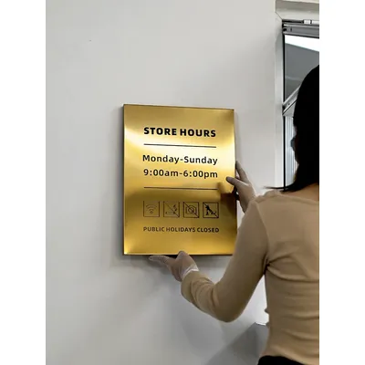 opening hours sign customized business hours door sign shop open closed door sign custom sign outdoor