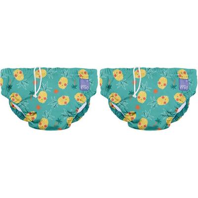 Bambino Mio, Wiederverwendbare Schwimmwindel, Alberne Ananas, XL (2 Jahre+) x2 2x1 St Windeln Image