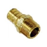 Sharkbite UC120LFA Hose to Pipe Adapter 1/2 Inch Pex Barb By Male Dzr Brass 200 Psi Pressure
