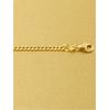 Panzerkette LADY, gold (gelbgold 375), Halsketten, Damen, N-Größe, Metall-Gold, L: 45cm, Metall, Gold