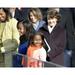 Malia And Sasha Obama At Their Father S Inauguration With Their Mother Michelle Speaker Nancy Pelosi And Senator Dianne Feinstein. Jan. 20 2009. The Girls Coats Are From Crewcuts By J. Crew.