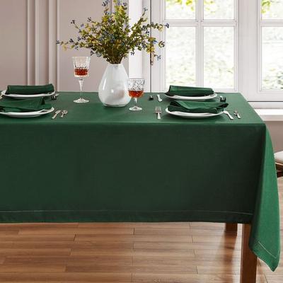 Lanbridge Rectangle Tablecloth, 60 x 102, Hunter Green