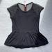 American Eagle Outfitters Tops | American Eagle Outfitters Black Athletic Top. Size: Small | Color: Black/Pink | Size: S