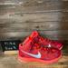 Nike Shoes | Mens Nike Lunar Hyperdunk Red Athletic Basketball Shoes Sneakers Size 9 D Guc | Color: Red | Size: 9