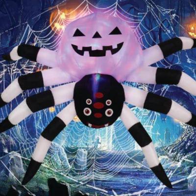 Goosh 364138 - 5' Halloween Purple Spider Halloween Outdoor Inflatable Lawn Decoration