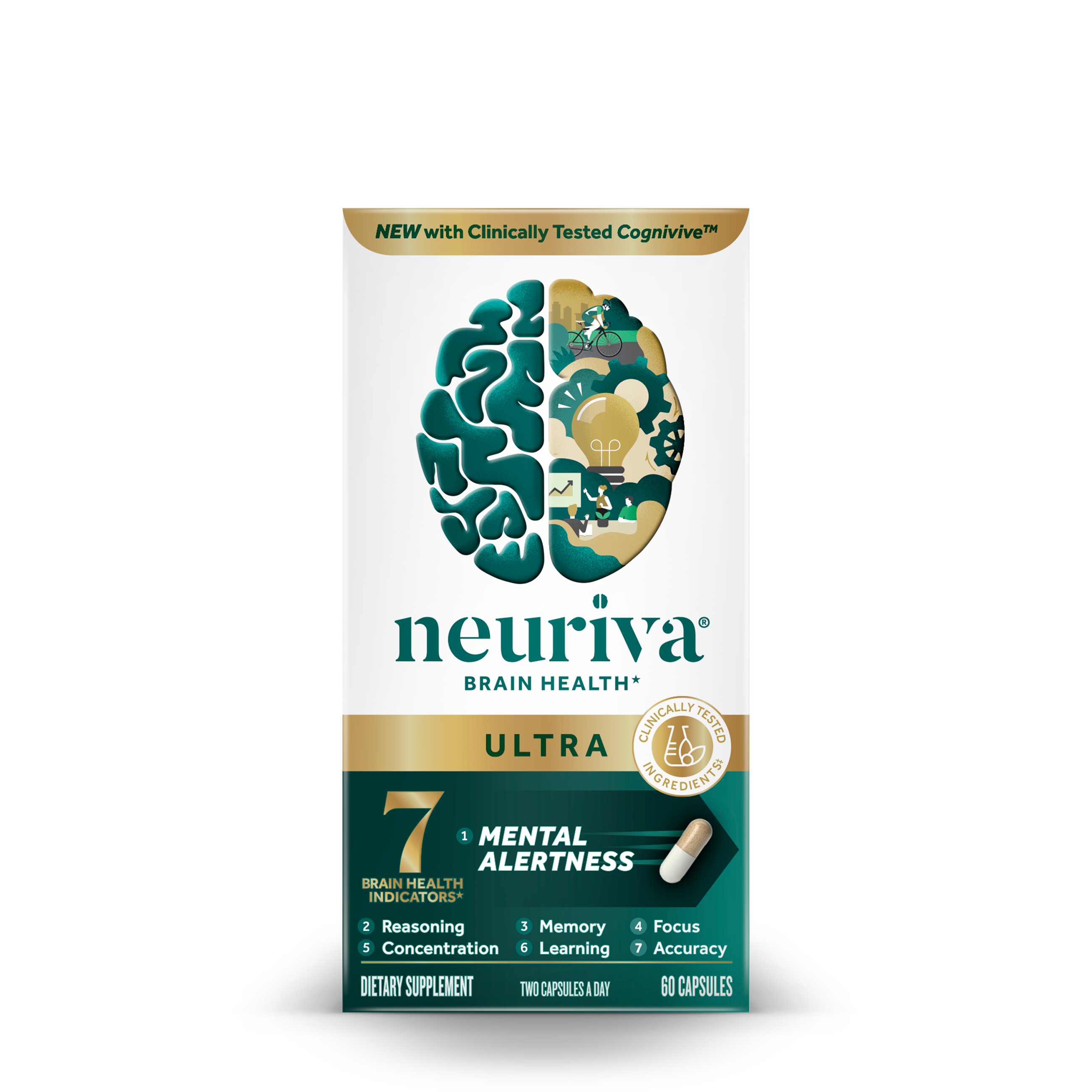 Brain Health Ultra - 60 Capsules (30 Servings)