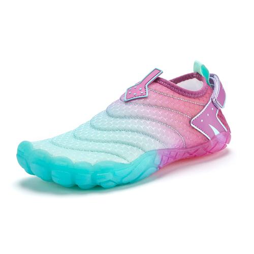 Aqua-Schuh VENICE BEACH Gr. 36, bunt (türkis, pink) Damen Schuhe Badeschuh Wasserschuh Slipper Barfußschuh leichter Badeschuh, Slipper, Wasserschuh, flexible Sohle Unisex VEGAN