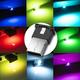 1 pz mini usb led luce, interni auto led illuminazione rgb 5v smart usb led atmosfera luce decorazione portatile lampada notturna luminosità regolabile 8 colori