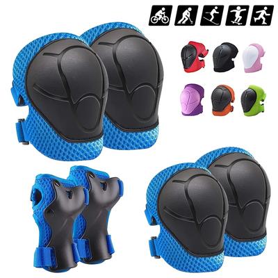 6pcs Protective Gear Set For Kids Aged 3-7 - Knee ...
