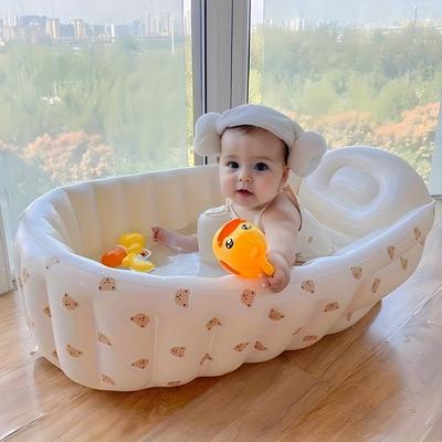 Newborn Baby Inflatable Bathtub, Baby Bathtub Infl...