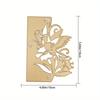 1pc Bird Flowers Metal Cutting Dies Golden Cut Die Mold Knife Mould Blade Punch Stencils Diy Tool For Album Scrapbook Paper Crafts Card Making Eid Al-adha Mubarak