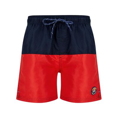 Swim Shorts Townsend Block Colour Microfibre Swim Shorts in Chinese Red / XXL - Tokyo Laundry