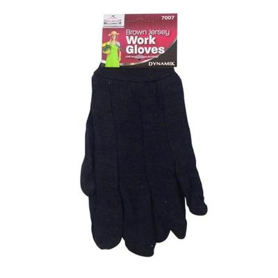 Dowin 070074 - Brown Cotton Work Gloves (BROWN WORK GLOVES (A7007))