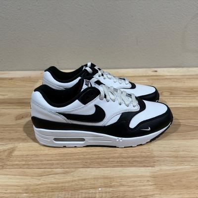 Nike Shoes | 10.5w/9m - [New] Women's Nike Air Max 1 Nby Casual Shoes White Fj8893-900 | Color: Black/White | Size: 10.5