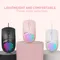 1600 DPI RGB Backlit Honeycomb Shell Mouse Wired RGB Gaming Mouse USB/Type C Mice For Computer iPad Tablet Macbook Air Laptop PC