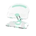 supporto per tablet in acrilico supporto da tavolo pieghevole a doppia barra rotazione di 360 gradi rack di dissipazione del calore di sollevamento