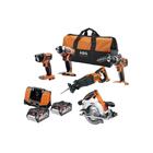 Sans Marque - Pack aeg artisan 5 outils 18V - 2 Batteries 4,0Ah - Chargeur - JP18B5 LI-402B