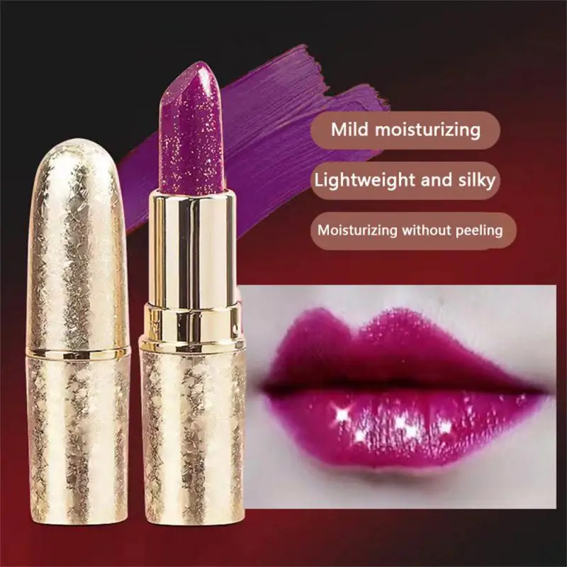 Lipgloss, Metall-Lipgloss, Glitzer, Perle, flüssiger Lippenstift, sexy Lippen-Make-up, antihaftbeschichtet, leicht zu färben, langlebig Image