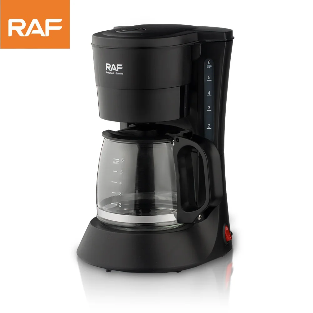 0,6 l elektrische Filterkaffeemaschine, 600 W, Haushaltskaffeemaschine, 5 Tassen Tee, Kaffeekanne, Milchkaffeemaschine als Geschenk, 220 V Image