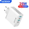 PD 25W USB C Charger PD Phone Charge ricarica rapida tipo C Charger Quick Charge3.0 Adapter per