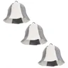 3 stücke Unisex Filz Sauna hüte Baden Filz Sauna hüte Dusche Sauna kappen Filz Sauna kappen