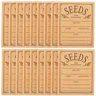 Pacchetti di semi di carta da 50 pezzi sacchetti di semi sigillanti contenitori di semi pacchetti di