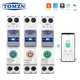 63A TOMZN 1P + N WIFI Smart Switch Contatore di energia Kwh Misurazione Monitoraggio Interruttore Temporizzatore Relè MCB TUYA smartlife