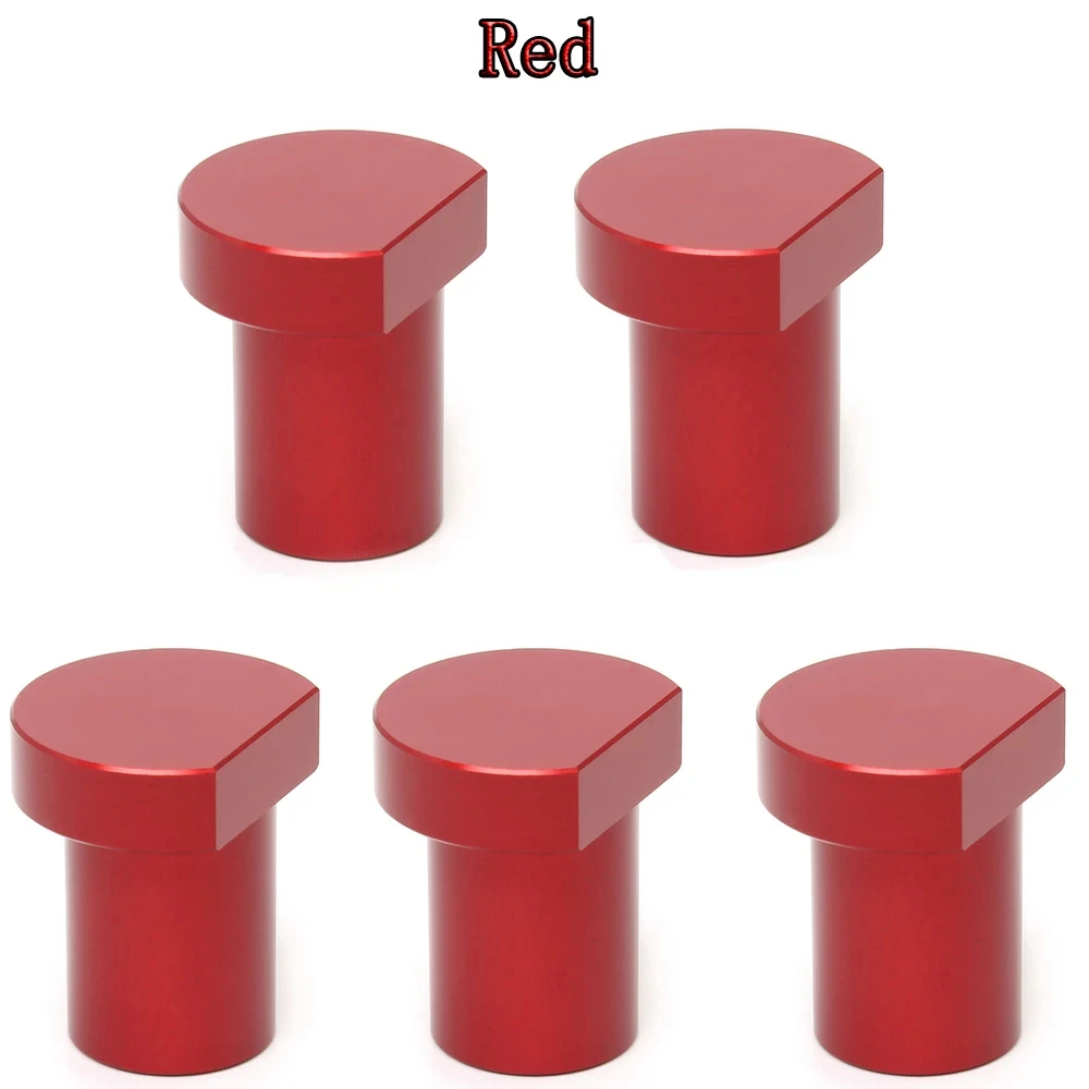 5Pcs Aluminium Legierung Werkbank Peg Bremse Stoppt Clamp 19/20mm Hunde Holzbearbeitung Tisch Grenze Block Werkbank werkstatt Werkzeuge Image