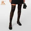 PRXDONG Neue Marke Frühling Herbst Niedrigen Quadratischen Ferse Runde Kappe Schwarz Sexy Über Das Knie Stiefel Große Größe 34-43 kleid Partei Casual Schuhe