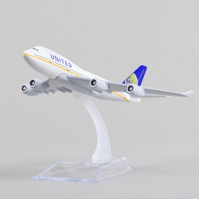 Ua Boeing 747 Airplane Model 1:400 Metal Kit Diecast Jumbo Airliner Model For Collection And Gift
