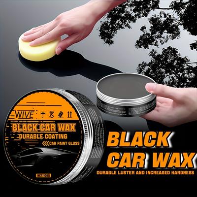 Black Car Wax Paste - Ceramic Coating For High Glo...