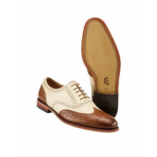 Mey & Edlich Herren Business-Schuhe Beige einfarbig