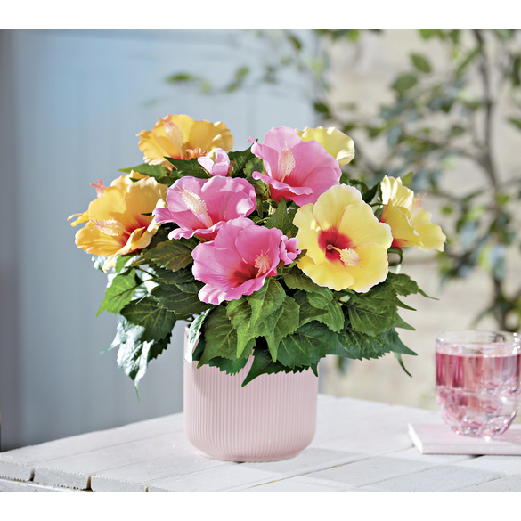 Künstliche Hibiskussträuße 3er-Set Gainsborough Image