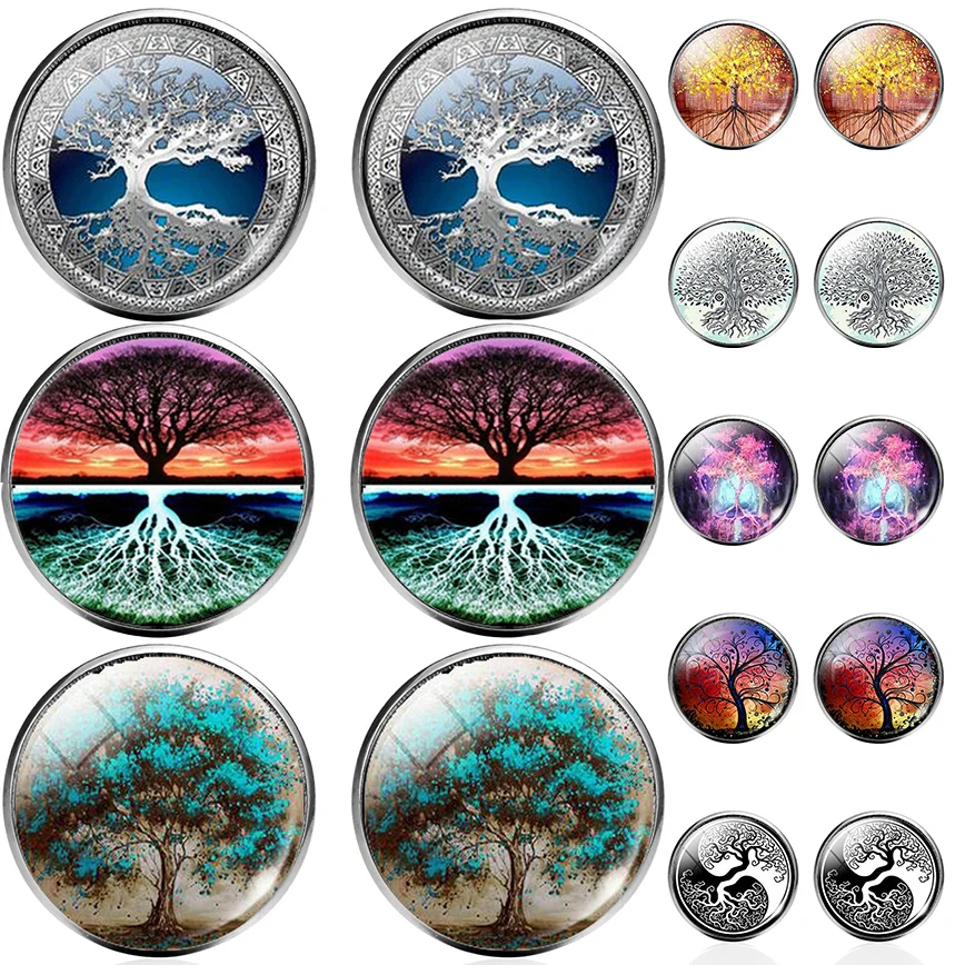 Tree of Life Cufflinks for Men Best Man Cufflinks Set Cufflinks Wedding Life Tree Suit Shirt Cuff Links Men Accessories