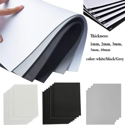 NEW 1pcs Thickness 1/2/3/5/10mm Eva Foam Sheets Sound-Absorbing Noise Spone Foam Craft Eva Sheets