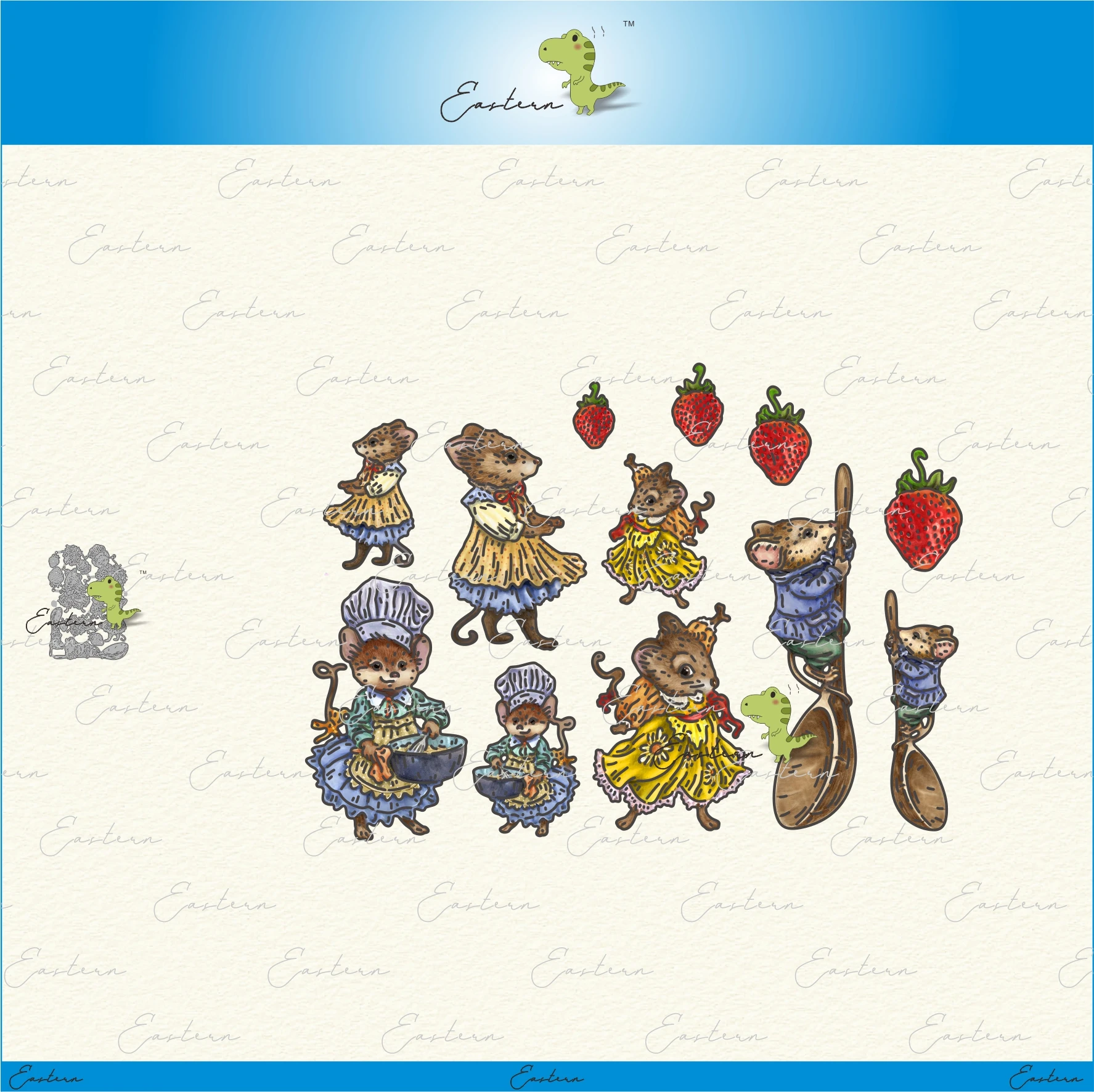 Naughty But Mice Gathering Die Set Small metal cutting dies 2024 new diy molds Scrapbooking paper Making crafts Printed Sheet