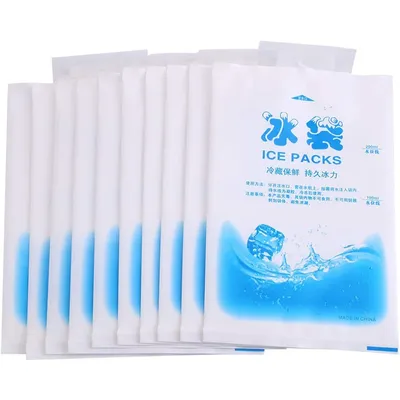 10pcs Gel Ice Packs Reusable Cold Compress Packs for Injuries, Pain Relief,Safe Eco-Friendly Hot and