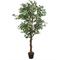 vidaXL Albero di Ficus Artificiale 630 Foglie 120 cm Verde