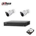 Dahua - kit videosorveglianza poe ip 2 telecamere 4 mpx hd 2 tb