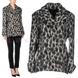 Gucci Jackets & Coats | Gucci Jacket Pea Coat Animalier Print Mohair Alpaca Fur Sz It 44 Us 8 | Color: Black | Size: 8