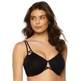 Plus Size Women's Amaranth Unlined Minimizer Bra by Paramour in Black (Size 40 C)
