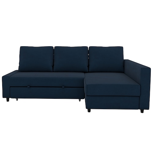 Ecksofa Bettbezüge L-förmig uni Samt Überwürfe Image